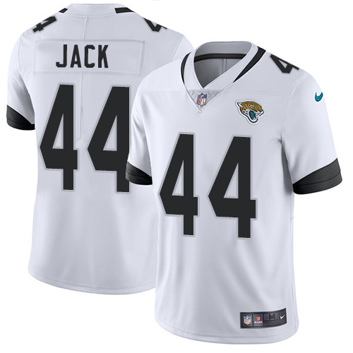 Nike Jacksonville Jaguars #44 Myles Jack White Men Stitched NFL Vapor Untouchable Limited Jersey->jacksonville jaguars->NFL Jersey